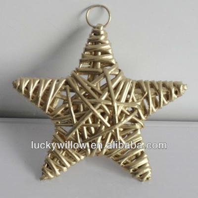 China China Latest Christmas Star Decoration Rattan / Wicker Star for sale