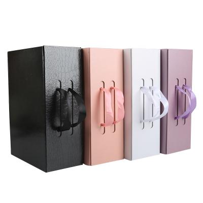 China Recycled Clear Foldable Foldable Gift Square Garment Magnetic Slider Kraft Logo Custom Materials Cloth Shoe Hat Storage Paper Box for sale