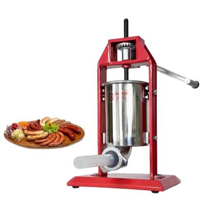 China New Viable Sausage Stuffer Vertical Stainless Steel 3L/7LB 5-7 Pound Meat Filler, Sausage Stuffer for sale