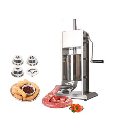 China Top quality hotel 5L sausage stuffer and churros maker machine for sale