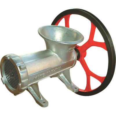 China Manual Home Appliance Cast Iron Meat Grinder With Wheel for sale