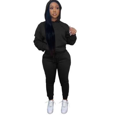 China Custom Logo Ladies Jogger QUICK DRY 2 Piece Fitness Clothing Sweat Tracksuits Jogging Sportsuit Women's Tracksuits for sale