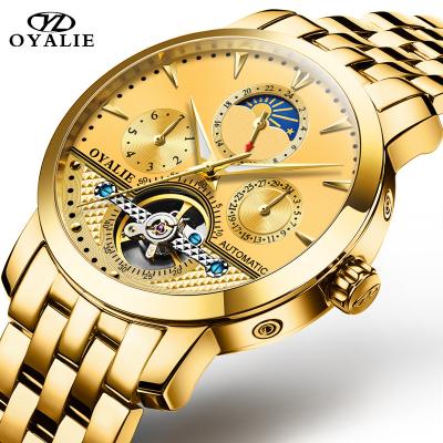 China 3ATM Automatic Chronograph Watch Dive Luxury Top Brand Luminous Waterproof Male Mechanical Skeleton Men Watch for sale