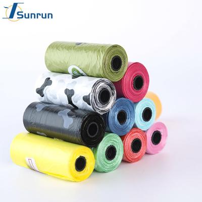 China Viable Custom Printed Pet Poop Bag Pet Cleaning Waste Bags Biodegradable Dog Poop Bag for sale