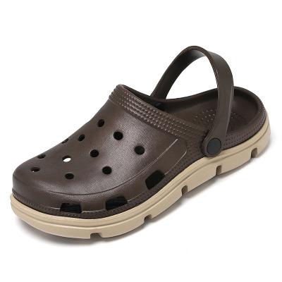 China Round 2022 fashion men summer cheap wholesale unisex sport male garden clogs shoes slippers sandals for sale