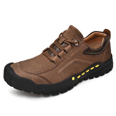 China Factory Direct Selling Price Casual Men's Soft Shoes Price Ventilaion Comfort Fashion Dark Brown Leather Stylish Shoes for sale