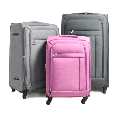 China Polyester Zipper Polyester Custom Rolled Soft Fabric Luggage For Traveling for sale