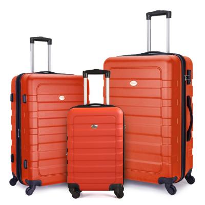 China Stylish ABS Carry On Trolley Travel Bag Luggage Sets On Sale for sale