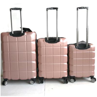 China High Quality ABS China Market Hard Shell Luggage Suitcase 3 Trolley Set for sale