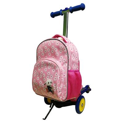 China Waterproof Kids School Bag With Scooter for sale