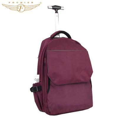 China 19 20 Nylon 22 Inch Trolley Laptop Backpack Rolling Laptop Bag for sale