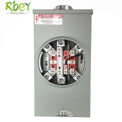 China Residential / General Purpose 200 Watt 3 Phase Socket Electric Meter Amps / Meter Socket for sale