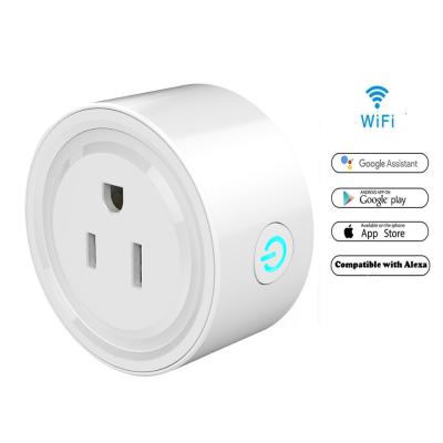 China Tuya Mini Smart Outlet Residential/Multi-Purpose Wall Outlet Smart Wifi Directly Pluggable with Amazon Alexa Google Home and IFTTT Voice Control for sale