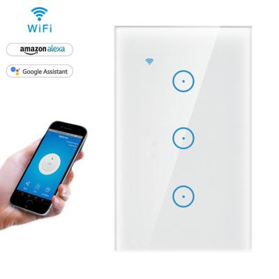 China Wifi Lamp/Wall Switch Smart Home Lamp Switch Wifi Switch Remote Control Smart Switch for sale