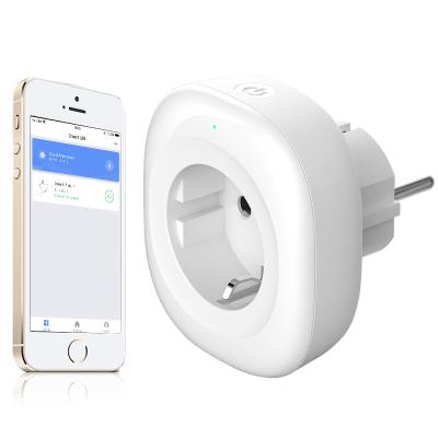 China Tuya 10A 220V Wifi Mini Wireless Wifi Smart Plug Residential/Multi-Purpose EU Power Outlet Socket Wireless Smart Smart Socket for sale