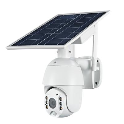 China 1080p Webcam NIGHT VISION PTZ Voice Camcorder Waterproof Smart Solar Vigilant Two Way Intercom Wireless Security Camera for sale