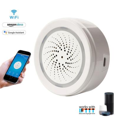 China Tuya Home Alarm Siren 120dB Smart Wifi USB Siren Alarm Sensor / Tuya Smart Life for sale