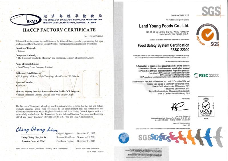 Verified China supplier - LAND YOUNG FOODS CO., LTD.