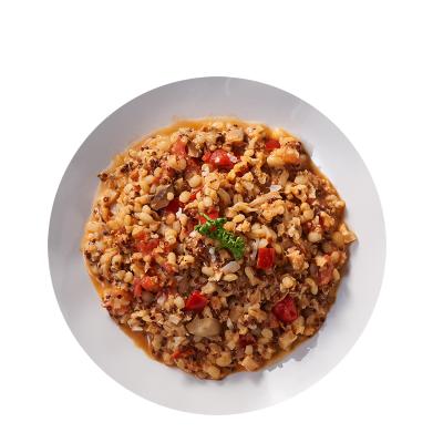 China Cooking cauliflower rice cooked by FROZEN vegetarian risotto and red quinoa (tomato flavor) for sale