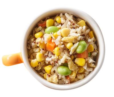 China Low Calorie Frozen Cauliflower Rice JELLY Rice Topper Cauliflower with Corn Kernels for sale