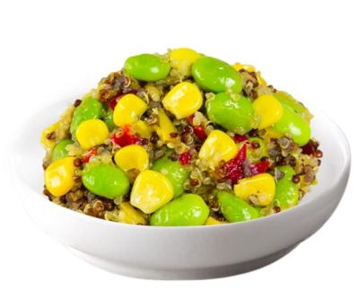 China Frozen South American Italian Seasoned Quinoa Quinoa Edamame Salad with Corn Kernels for sale