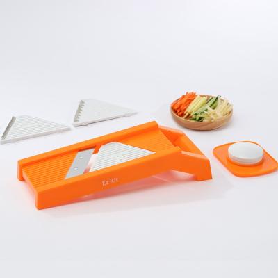 China Viable Universal Food Vegetable Fruit Slicer Mandoline Tomato Salad Slicer Manual Potato Slicer for sale