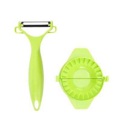 China Sustainable Kitchen Instrument Set Vegetable Fruit For Peeler And Dumpling Maker for sale