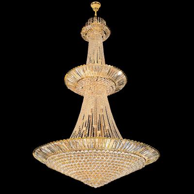 China Customized Traditional Large Empire Crystals Decoration Chandelier Pendant Lamp Indoor Chandelier for sale