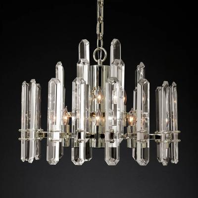 China Modern Hot Selling Stainless Steel Led Modern Crystal Ceiling Pendant Lamp Dining Room Chandelier Light for sale