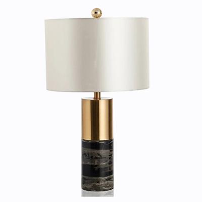 China Hotel modern restaurant modern design luxury black ceramic table lamps for sale