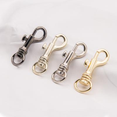 China Metal Accessories Fashion Backpack Accessories Snap Swivel Hook Solid Brass Swivel Snap Hook Purse for sale