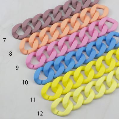 China Handbag Chains Fashion Decorative Chain Purse Ties Acrylic Chains For Bags for sale