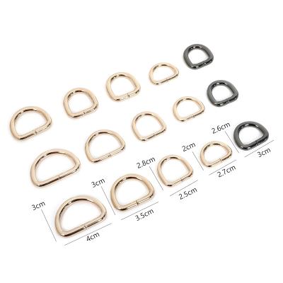 China Custom Buckle O Ring Metal D Ring Aluminum For Metal Accessories Bag for sale