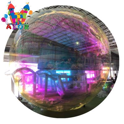 China 100CM Colorful PVC Inflatable Mirror Ball For Party Decoration And Event for sale