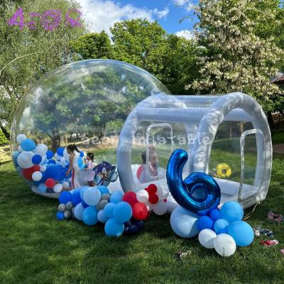 China Inflatable Bubble Tent Clear Igloo PVC Dome Tent Commercial Inflatable Bubble House For Kids for sale