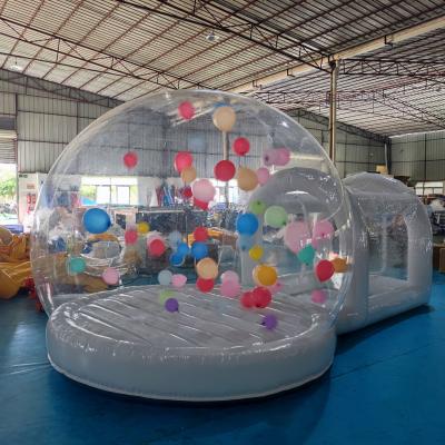 China Hot Sale Inflatable Dome Bubble House Clear Transparent Tent  For Balloons Flying Inside for sale