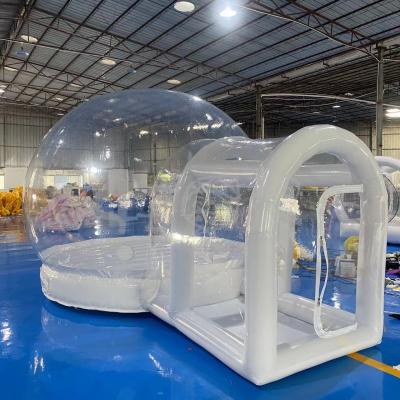 China Inflatable Jumping Bouncy Bubble House Pvc Transparent 3m 4m 5m  Inflatable Bubble Tent House for sale