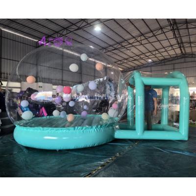 China Custom Color Inflatable Dome Tent PVC Globe Inflatable Bubble House For Wedding Party for sale