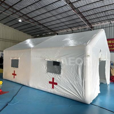 China Outdoor Medical Inflatable Tent Removable Airtight Inflatable White Tent for sale