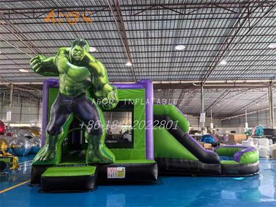 China The Hulk Inflatable Castle With Slide Commercial Bouncer Inflatable Jumping House for sale