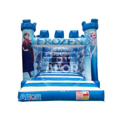 China Outdoor Children Inflatable Trampoline Bouncy Castle Inflatable Bouncer Castle With Slide For Kids for sale