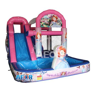 China Water Pool Inflatable Bounce House Jumping Bouncy Castle With Slide Combo For Sale for sale