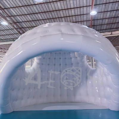 China Outdoor Event Inflatable Tent Rental Camping White Inflatable Tent for sale