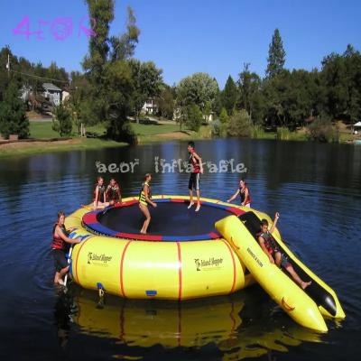 China Custom made 4 persons inflatable bungee trampoline with removable control machine for outdoor entertainment for sale