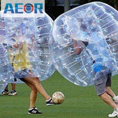 China Transparent Inflatable Body Bumper Ball For Adult Outdoor Zorb Bubble Soccer Fun Interactive for sale