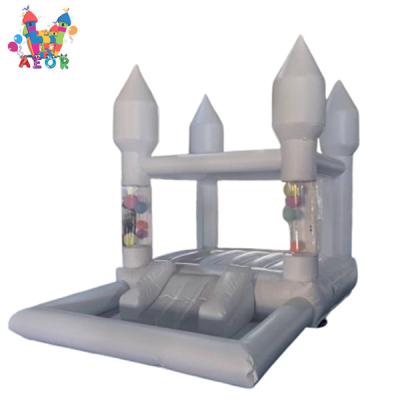 China White Bounce House Bounce House Commercial Jumping Castle Bouncy Castle for sale