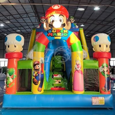 Cina Kids Ondoor Inflatable Amusement Theme Park With Obstacle Courses Inflatable Playground Fun City in vendita