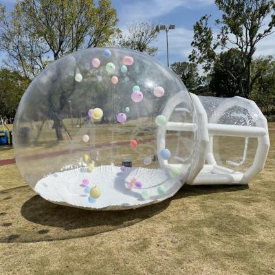 China Commercial Kids Party Clear Dome Balloon Tent Bubble Tent Inflatable Bubble Bounce House for sale