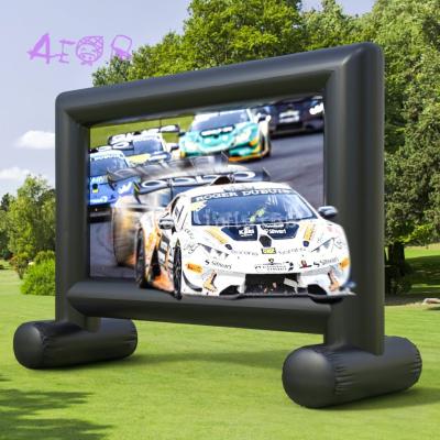 China Outdoor Projection Inflatable Airtight Projector Screen Inflatable Movie Screen for sale