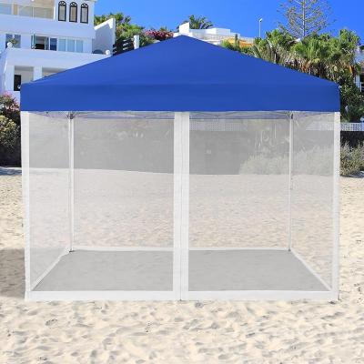 China The Rain Fly Screen with Zipper for 10' x 10' Awning and Patio Gazebo Tent, Zippered Mesh Sidewalls Screen Walls for Outdoor Camping for sale